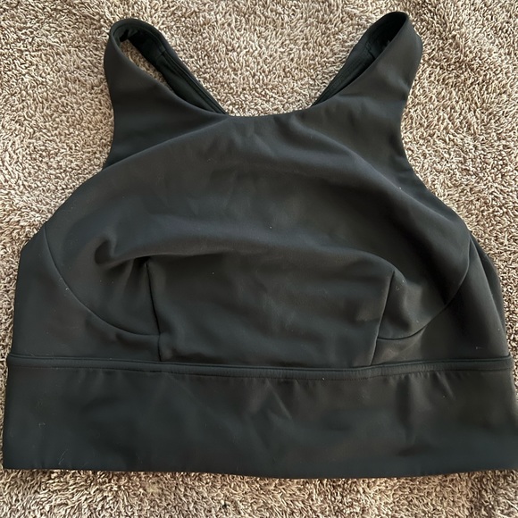 Lululemon Wunder Train Long-Line Bra *Medium Support black size 10 - Picture 3 of 4